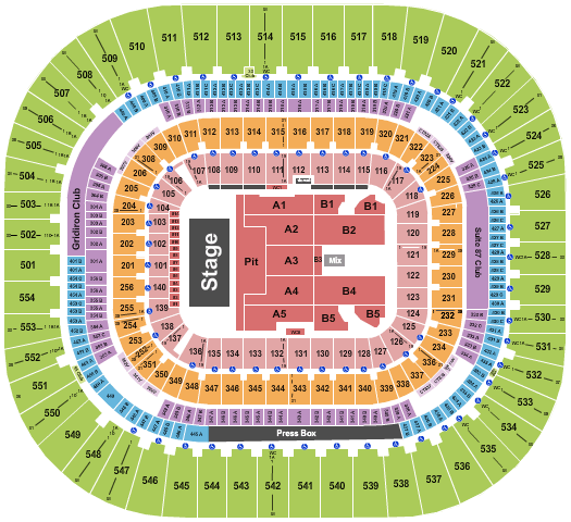 Bank Of America Stadium Chris Stapleton Seating Chart